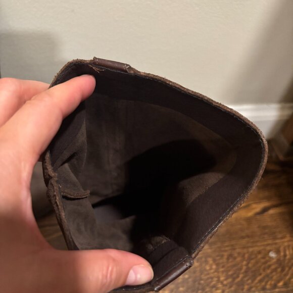 Brown leather boots SZ: 40 / US 9 Made in Spain - Picture 9 of 16